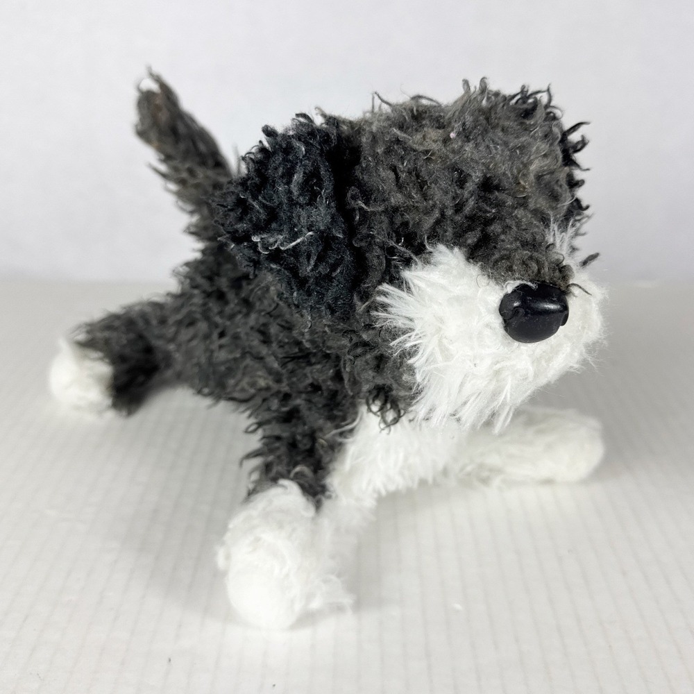 Douglas Cuddle Toy Brody Grey Schnoodle Plush Stuffed Animal Dog Puppy